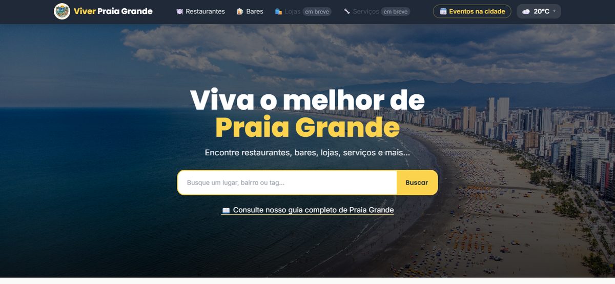 Viver Praia Grande — site